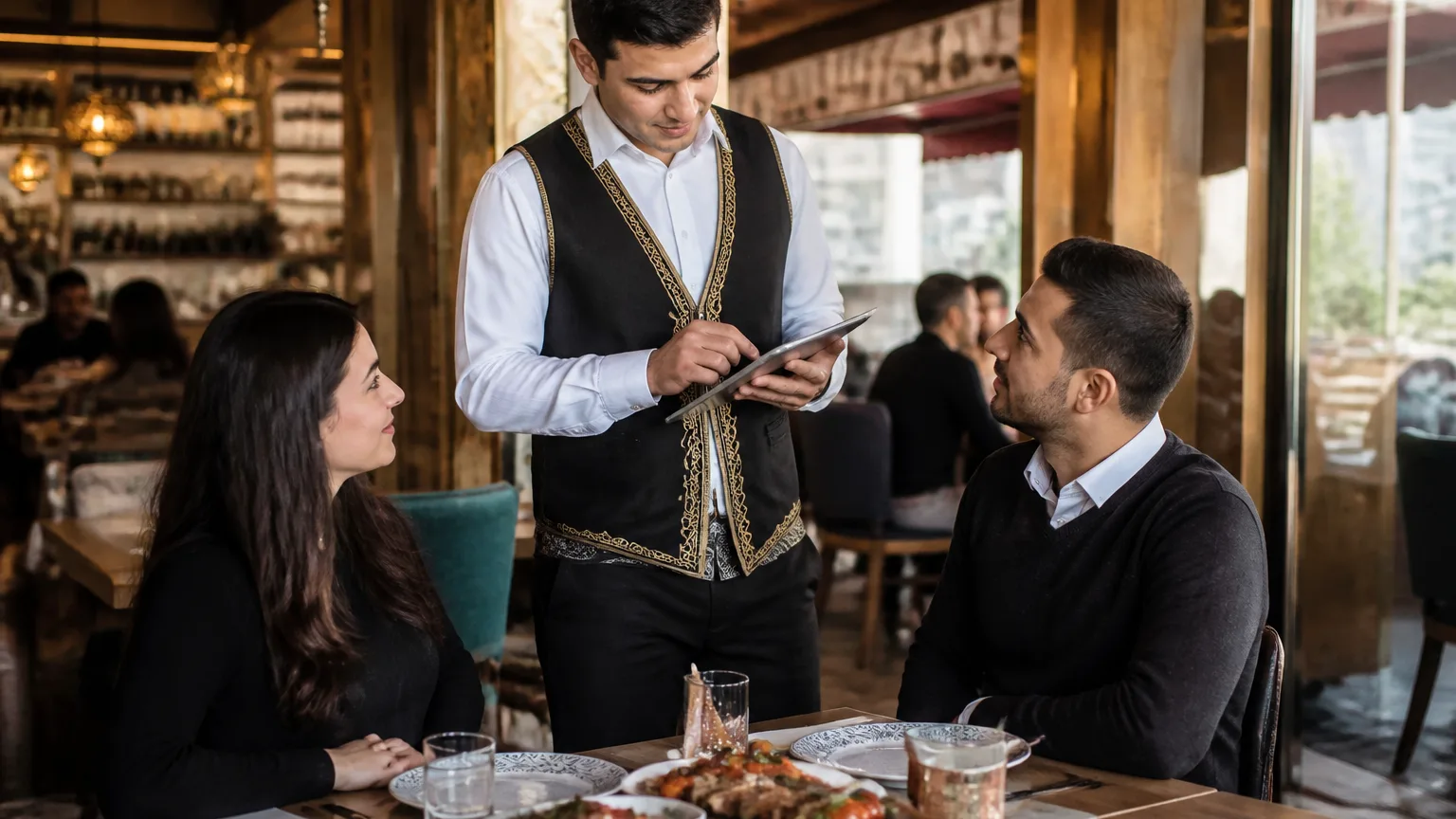Türk restoranında modern POS kullanımı