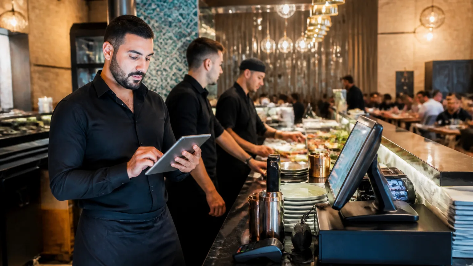 Türk restoranında modern bulut tabanlı POS kullanımı