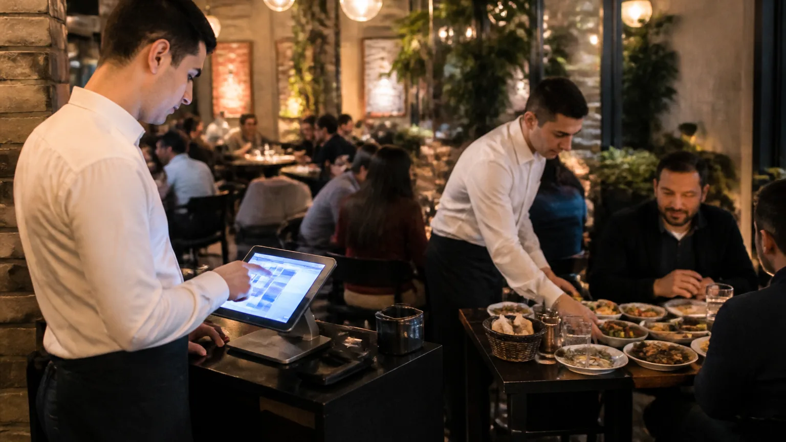 Restoran çalışanlarının online sipariş sistemi kullanımı