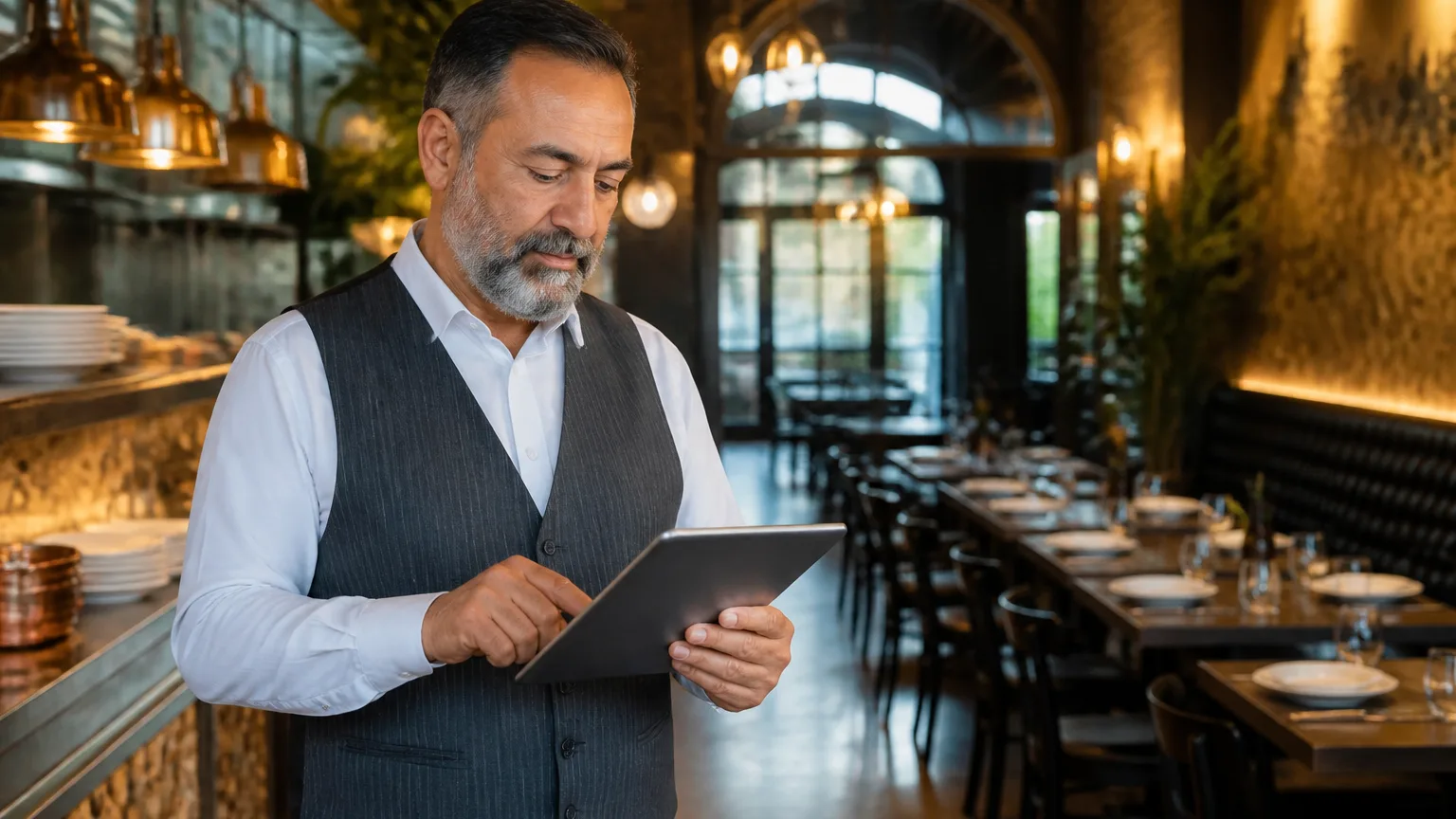 Türk restoran işletmecisi tablette sistem kullanıyor