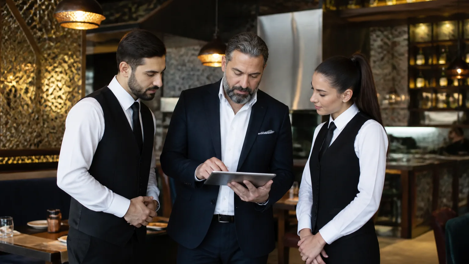 Restoran rezervasyon sistemi kullanan işletme sahibi ve çalışanlar